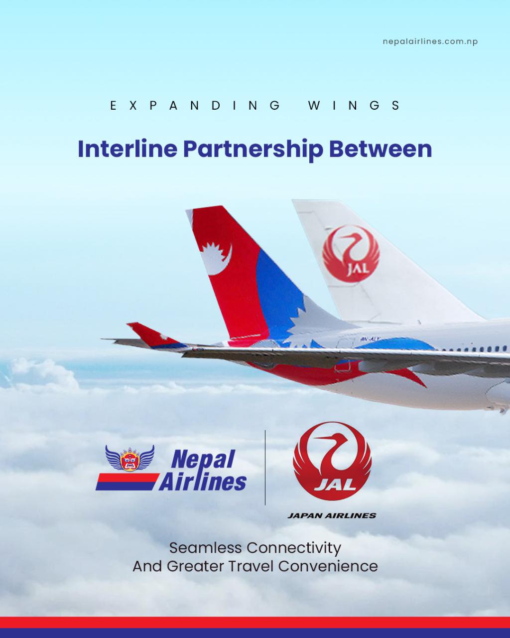 Nepal Airlines Interline Partnership with Japan Airlines
